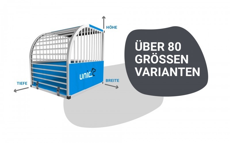 unic Flex - Mit über 80 Größenvarianten, passgenau für Ihren Hund und Kofferraum
